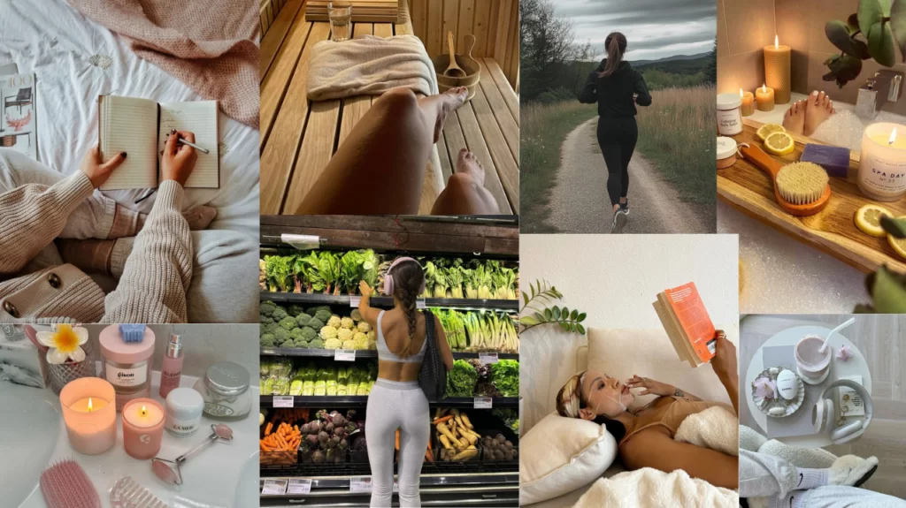 vision board for health and wellness